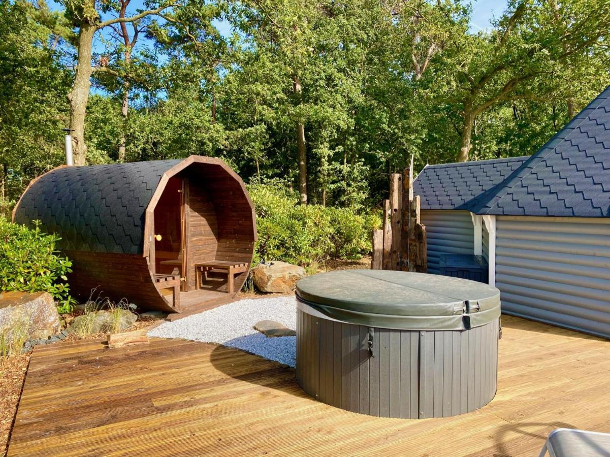 Luxe Finse Kota Met Jacuzzi En Saunabarrel De Zandhoef Эрсел Экстерьер фото
